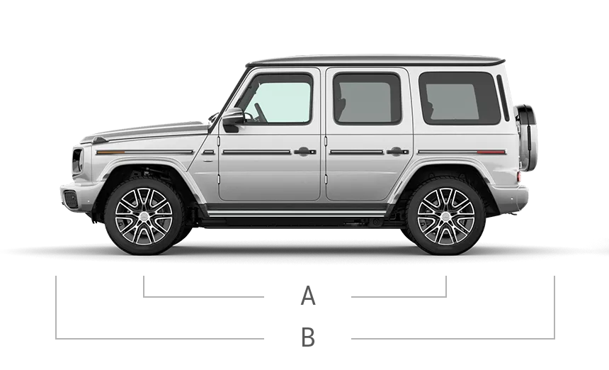 vehicle side view dimensions