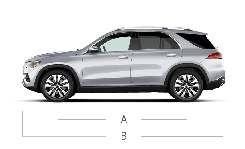 vehicle side view dimensions